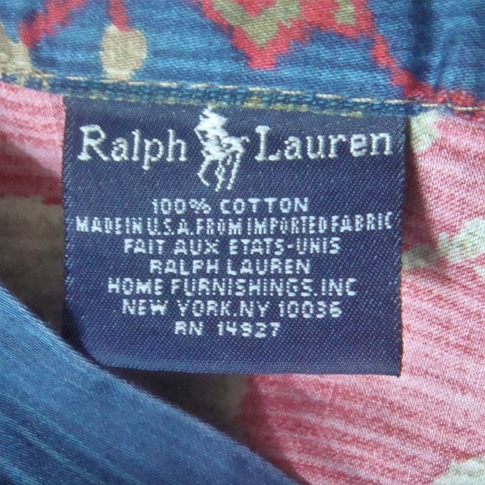Ralph Lauren Blue Label CONSERVATORY Exotic Print Queen Flat Sheet - Picture 8 of 11